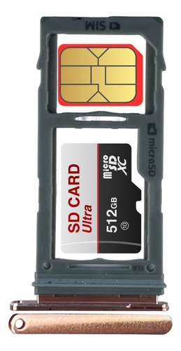 Bandeja Porta Sim Chip Compatible Samsung S10 / S10 Plus +