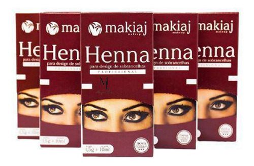 Henna Tinte Para Cejas Y Pestaña Con Dappen Y Pinza Medidora