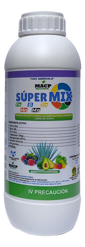 Nutrientes Macp Super Mix Líquido 1l Orgánico