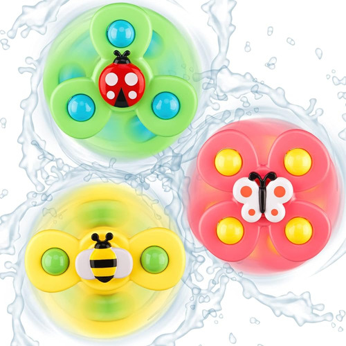 Tiyol Ventosa Spinners, Juguetes De Baño Para Bebés 6-12-18 