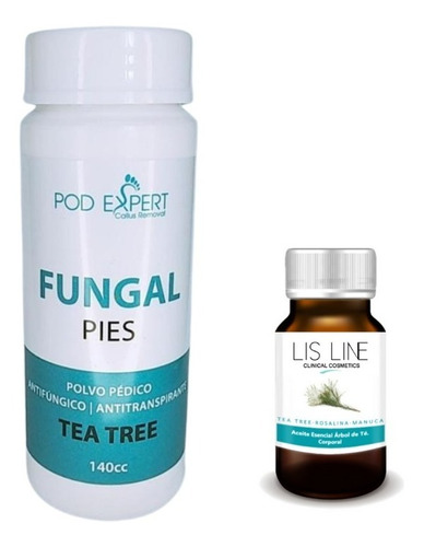 Polvo Pédico Aceite Esencial Tea Tree Lis Line