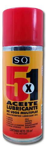 Aceite Lubricante 5x1 5en1 Sq Spray 235ml Original
