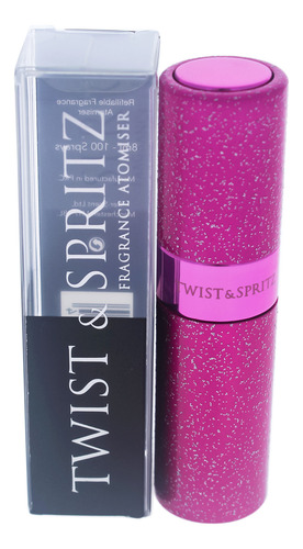 Atomizer Twist & Spritz Con Purpurina Rosa Intenso
