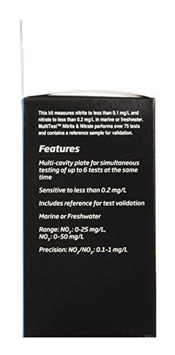 Kit De Prueba De Nitritos Y Nitratos Seachem Multitest