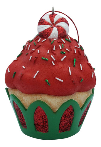 Adorno De Arbol De Navidad Para Cupcakes Con Parte Superior 