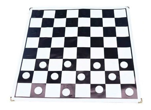 Brinquedos Educativos - Jogo De Damas 45x45cm 24 Peças