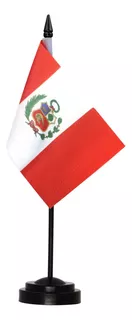 Bandera De Escritorio Anley 30 Cm De Altura - Perú