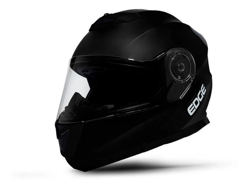 Casco Moto Integral Modular Edge Jet 2 Solid Moto Bicicleta