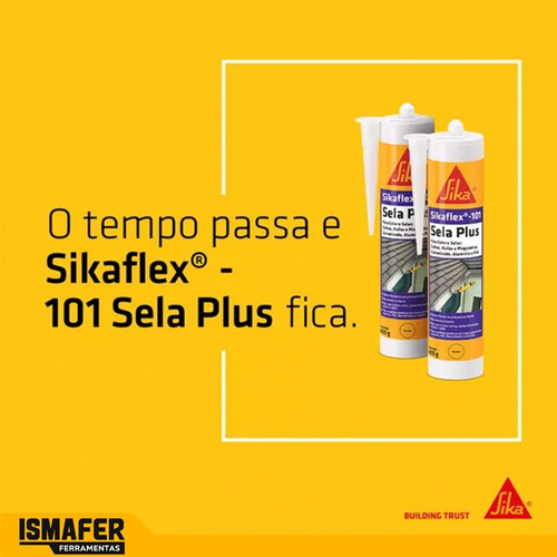 Sikaflex 101 Sela Plus Branco Veda Calha