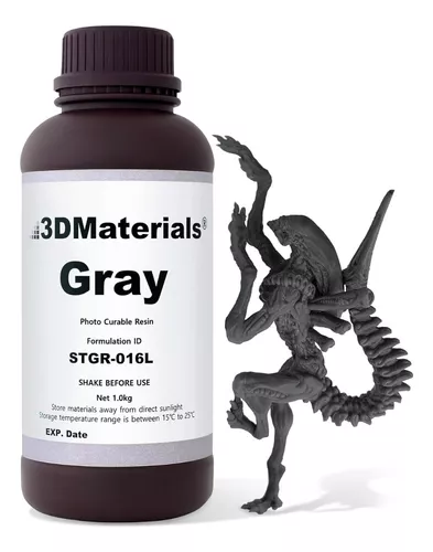 3dmaterials Resina Lavable Al Agua (gris) Para Impresión