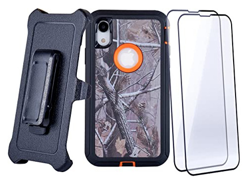 Funda Para iPhone XR 6.1 Pulgada Camuflaje Uso Rudo-02