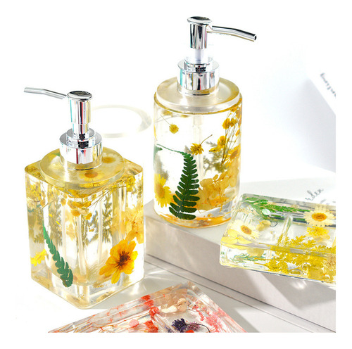 Moldes Para Botellas De Perfume De Resina, Cristal Epoxi