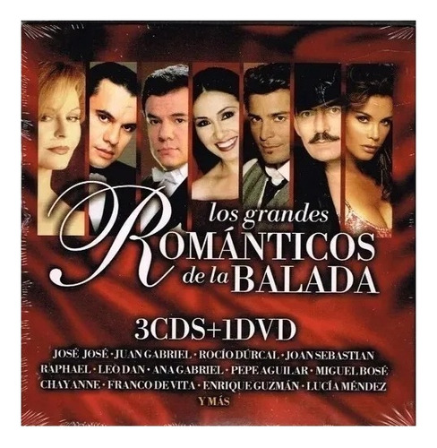 Los Grandes Románticos De La Balada | 3 Cds + Dvd Colección