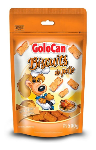 Golocan Biscuits De Pollo Horneado Para Perro X 500gr