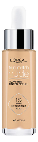 Sérum L'oréal Paris True Match Nude Con Color 30 Ml Tono 4-5 Medium