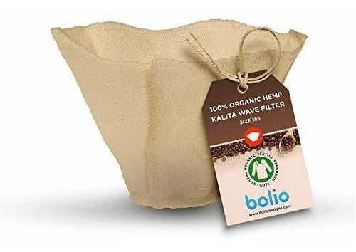 Filtros Bolio Reutilizable Kalita Onda - 100% Orgánicos De F