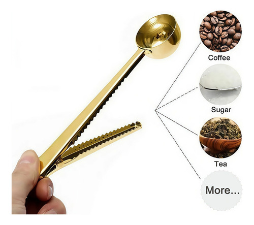 Cuchara De Café Multifuncional De Acero Inoxidable De 8 Piez