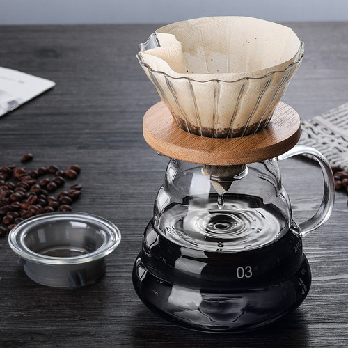 Filtros Reutilizables Con Gotero De Café De Madera Para V60