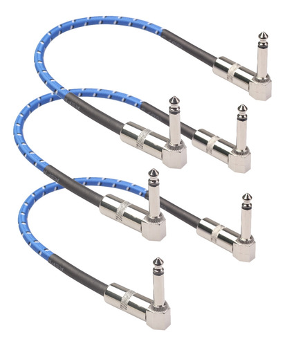 Paquete De 3 Cables De Conexión Para Pedales De Efectos Para