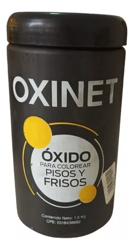 Oxido Para Pisos Negro 1.5kg Oxinet