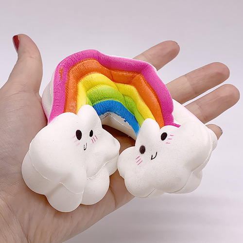 Imagem 6 de 9 de Fidget Toys Simulação Lenta Nuvens De Arco-íris