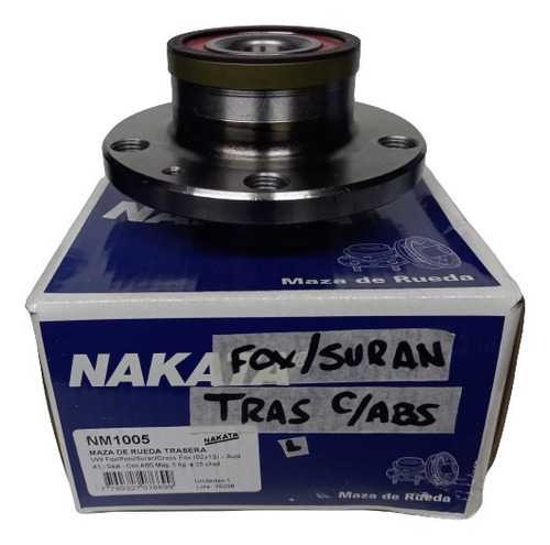 Maza De Rueda Fox Suran Trasera C/abs C/rod