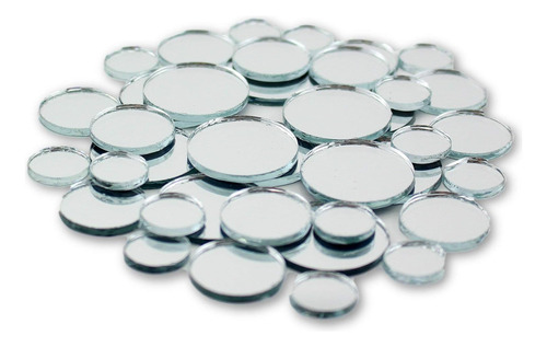 Mini Round Craft Mirrors Bulk Assortment 1/2, 3/4, 1 10...