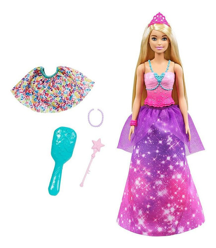 Barbie Dreamtopia 2 En 1 De Princesa A Sirena