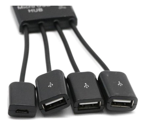 4 En 1 Micro Usb Otg Hub Adaptador De Cable Para Android