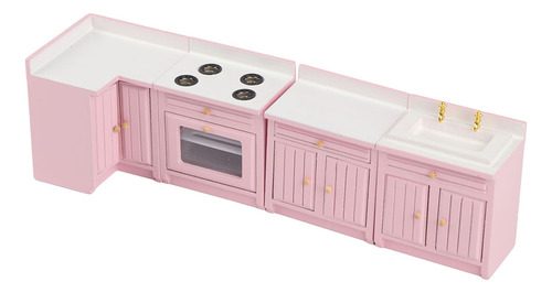 Mueble De Cocina Doll House, Accesorio En Miniatura 1:12