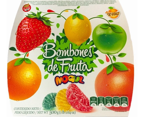 Mogul Bombones De Fruta X500grs -superoferta La Golosineria