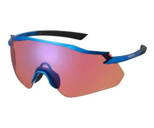 Oculos Shimano Equinox4 Lente Ridescape Road - Azul