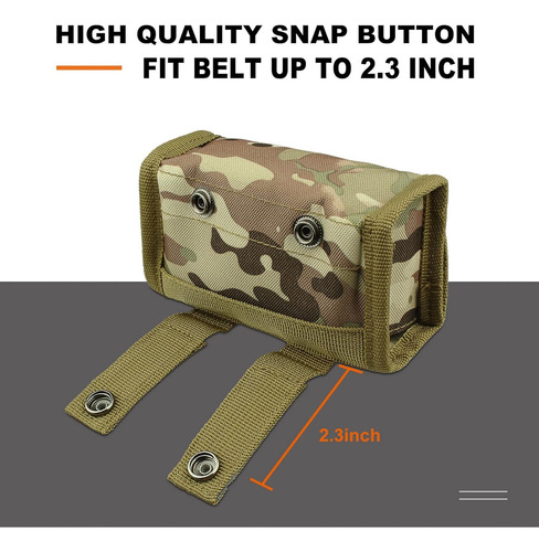 10 Round Shotgun Shotshell Reload Holder Molle Pouch For 12
