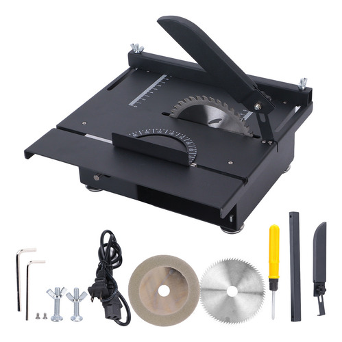 Sierra De Mesa Sierra De Banco Para Madera 1200w,herramientas De Carpinteria,máquina De Corte Multifuncional,velocidad Del Motor: 10 000 R/min,corte Angular: 0-90°,velocidad De Salida: 1000-3000 R/min