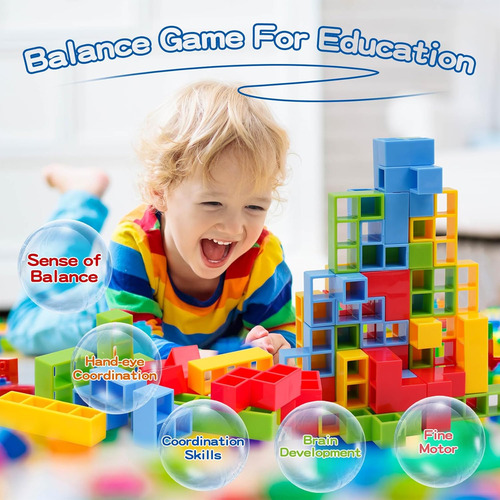 Tetra Tower Juego De Equilibrio Apilable Bloques De Construc