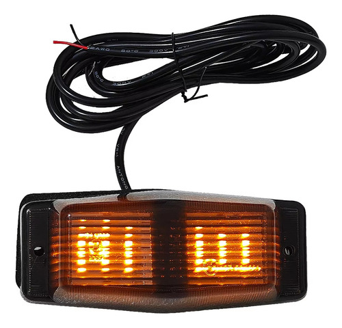 Lámpara Led De Parrilla Delantera De Color Ámbar Ahumado Par