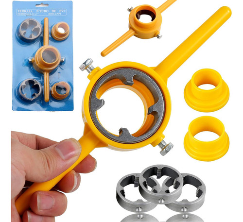 Herramienta Para Hacer Roscas De Pvc Kit De Matrices De