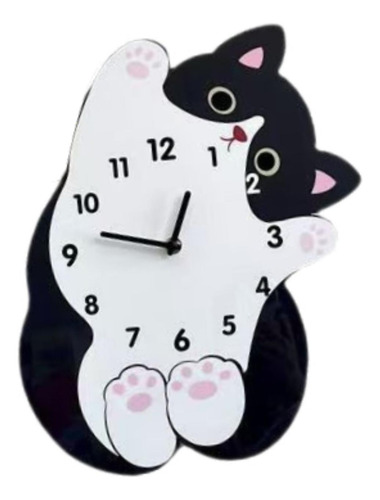 Reloj De Pared Con Diseño 30 Cm X 25 Cm Sin Cola Oscilante