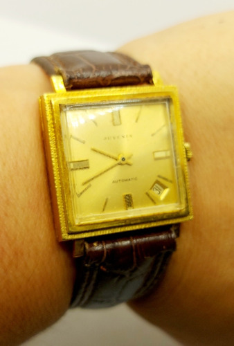 Reloj Antiguo De Caballero Marca Juvenia. Automatico Oro 18k