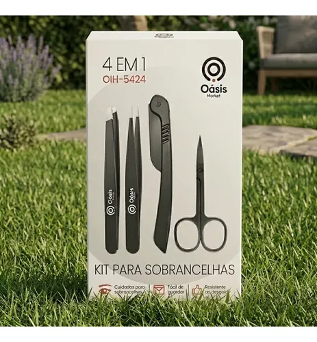 Kit Para Sobrancelhas 4 Em 1 Completo Design Profissional
