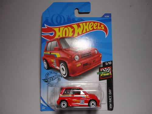 Hot Wheels 1985 Honda City Turbo Ii Hw Race Day (rojo)