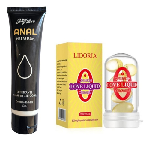 Lubricante Anal + Orgasmix Virgin Afrodisiaco Excitante