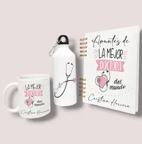 Comprar Regalos Personalizados Dia Del Medico- Taza Tomatodo Libreta