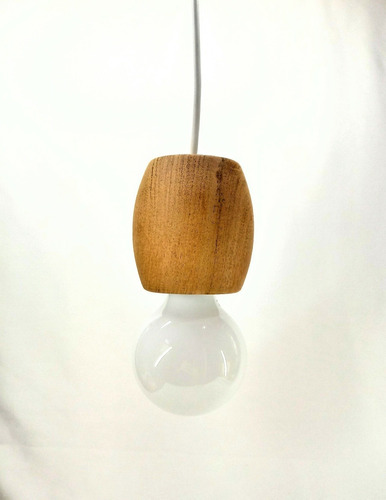 Imagen 3 de 6 de Lampara Colgante Estilo Nordico Escandinava En Madera
