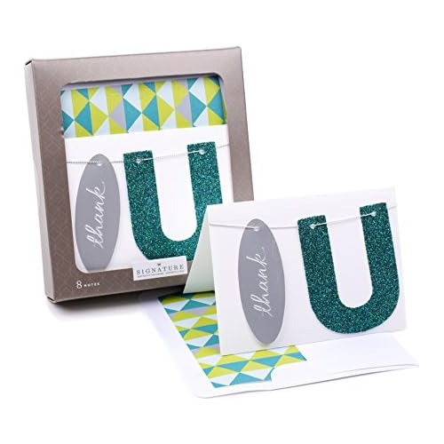 Signature Thank You Cards (thank U, 8 Thank You Notes W...