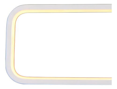 Lustre Pendente Quality Recto 1320 Led Branco 127/220V