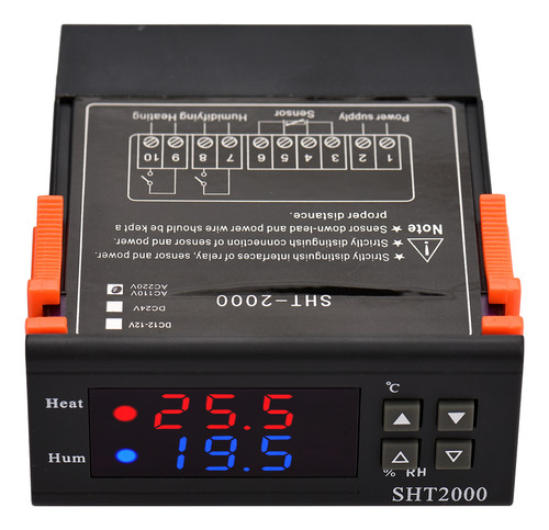 Controlador De Temperatura Digital Sht2000 Regulador Intelig