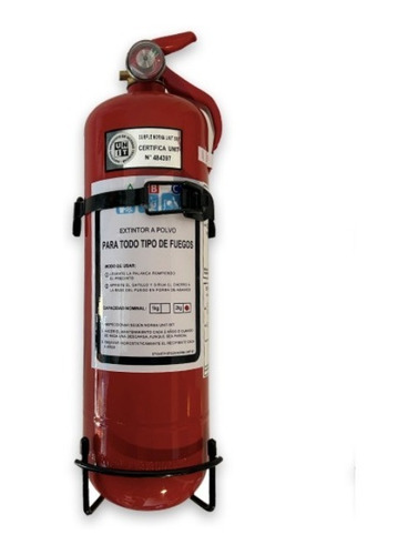 Extintor De Polvo Abc Bomberito 2kg Para Camiones Sucta Off