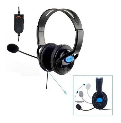 Imagen 4 de 5 de Audífono Gamer Con Microfono Compatible Con Ps4