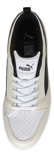 Tenis Puma Rebound V6 Low Casuales Unisex Urbanos Blancos